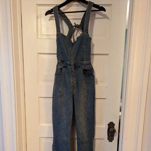 Free People Denim Jumpsuit Size 6